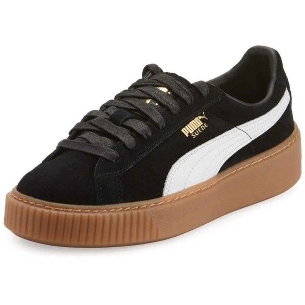 Puma Suede Platform Core Women's Sneakers in Black (size US 7.5)